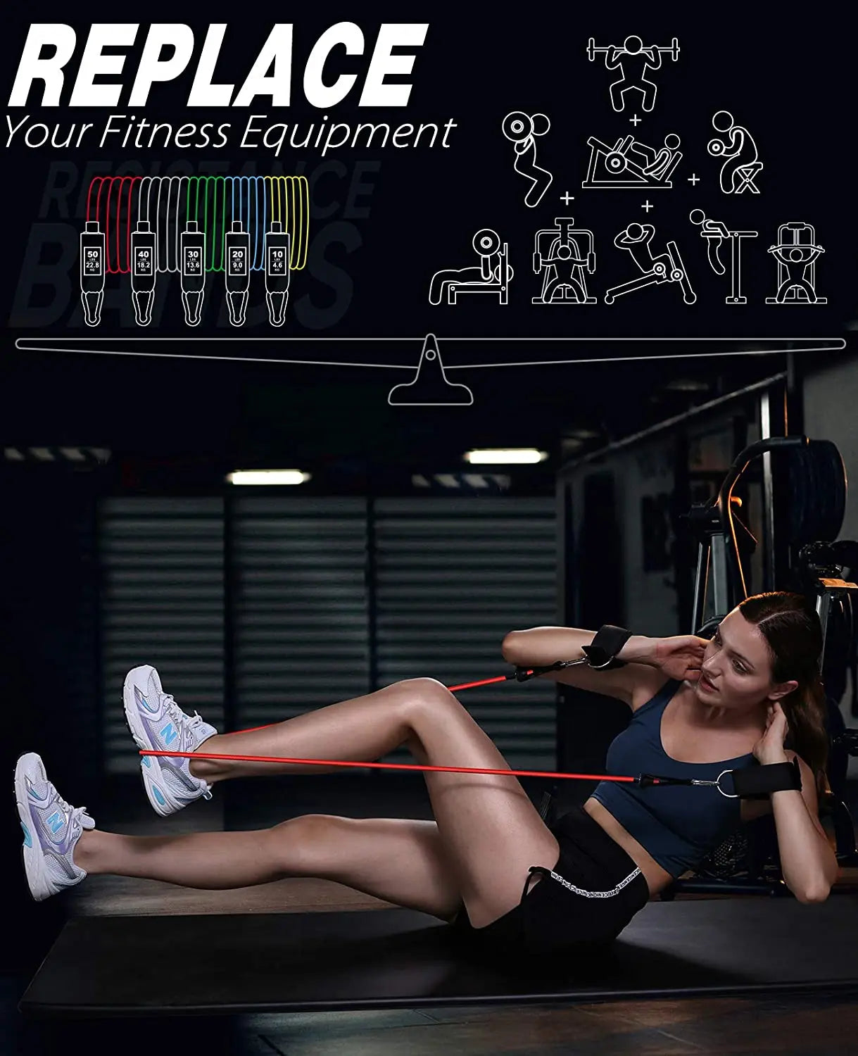 Pilates Resistance Bar Kit